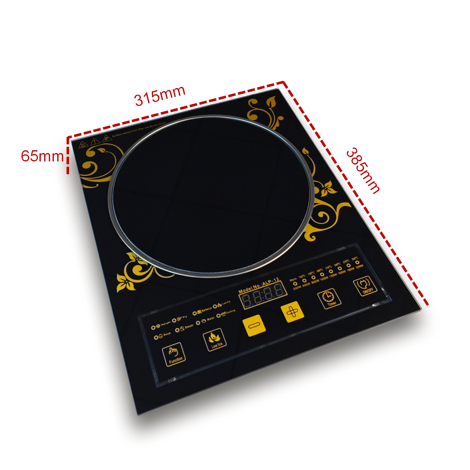 Cocina de inducción doméstica comercial, olla caliente multifuncional, cocina salteada, fabricantes de alta potencia, exportación de comercio exterior 110V