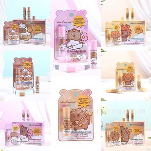 Cross-border Hot-selling Miss Vanessa Vaseline Cartoon Moisturizing and Moisturizing Lipstick Dead Skin Anti-dry and Cracking Lipstick