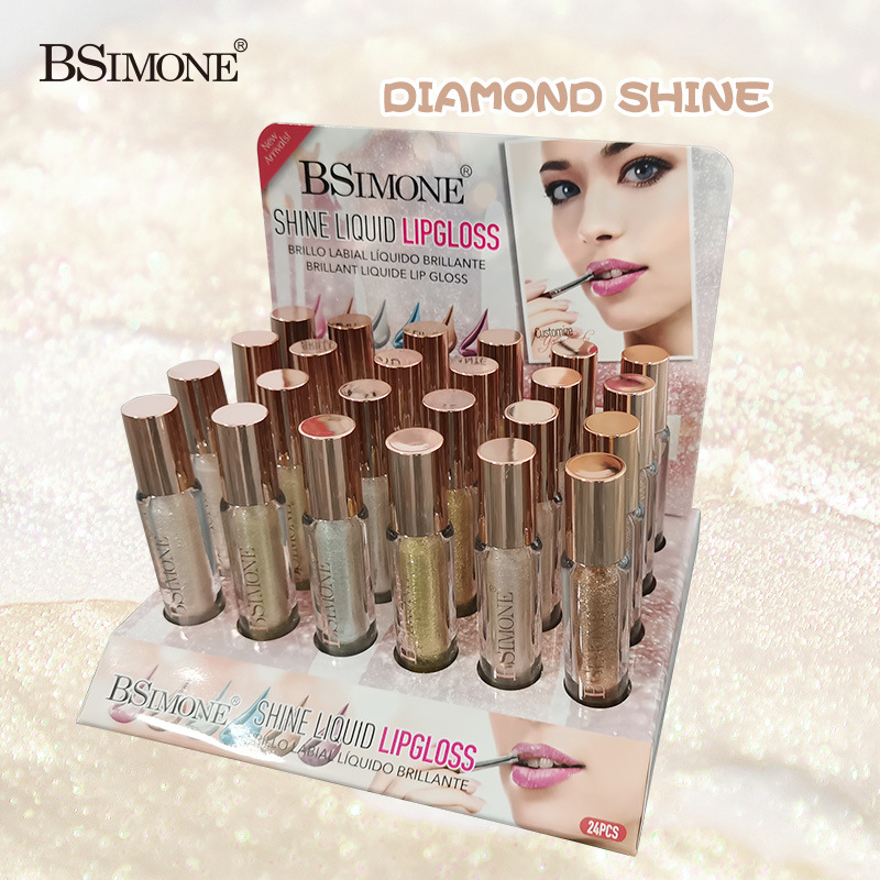 Explosión transfronteriza, lentejuelas nacaradas, líquido de alto brillo, cristal brillante, sombra de ojos con luz de agua de diamantes rotos, líquido de alto brillo ligero y duradero