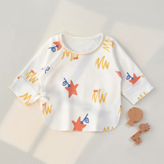 Newborn clothes top, monk's robe pure cotton newborn autumn clothes spring and autumn baby clothes innerwear boneless halter top