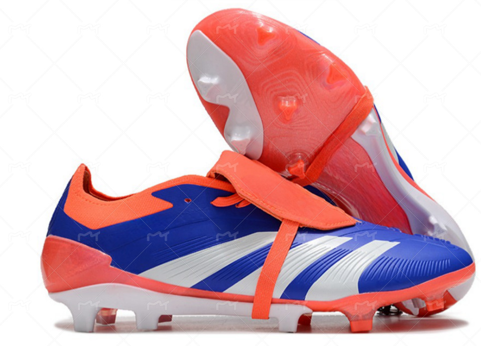 Zapatos de fútbol FG de caña alta, muy vendidos en el extranjero, completamente tejidos con cordones, un par disponible para la venta, buscamos agentes.