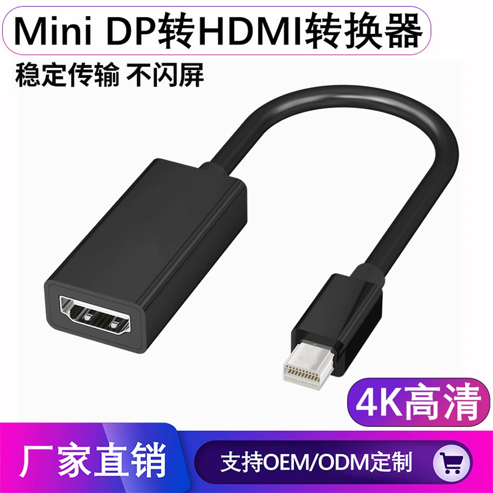 Кабель‑адаптер Mini DisplayPort → HDMI, Mini DP на HDMI, 1080P или 4K, длина 21 см