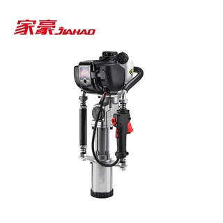 手持式打桩机汽油便捷操作打钢桩木桩手持植桩机JH-652冲程4冲程