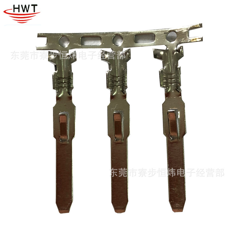 HWT ISO brass tinned male terminal ISO male plug pin terminal car audio connector