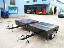 南工车辆0.7吨轻型消防拖车ATV全挂车