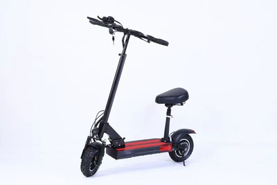 Qatlanan elektrik skuterlər Dual Shock-Absorbing Mobility Scooter - black-48-v12ah-40km-endurance