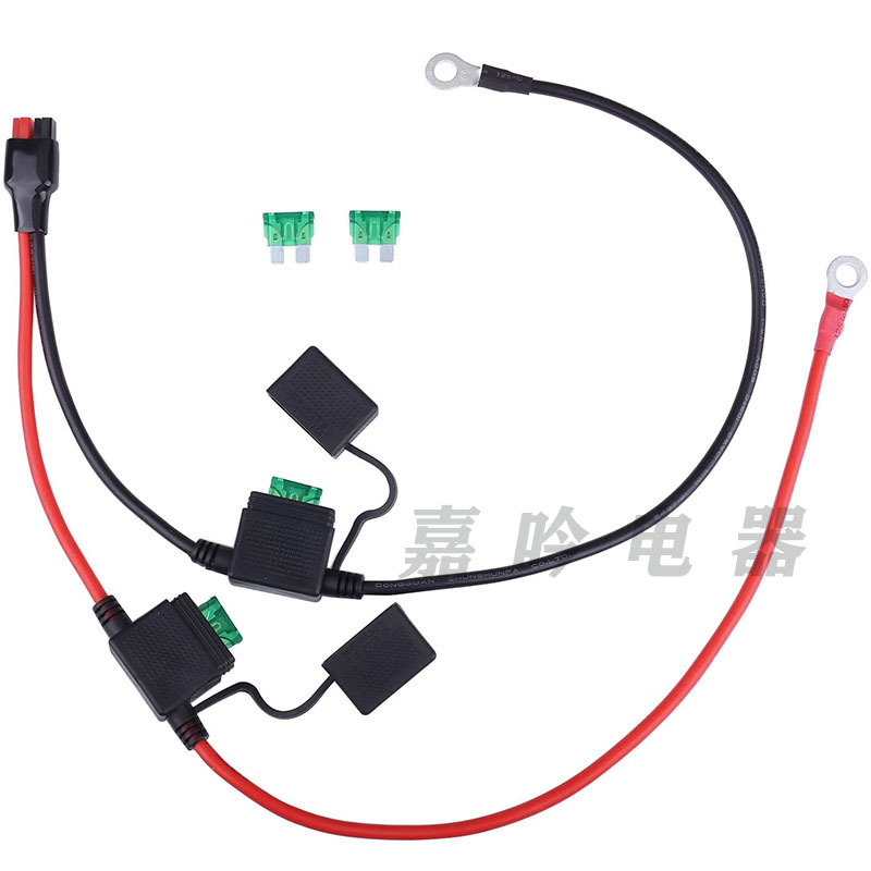 安德森太阳能光伏电源延长线车充点烟器子弹头转安德森插头连接线