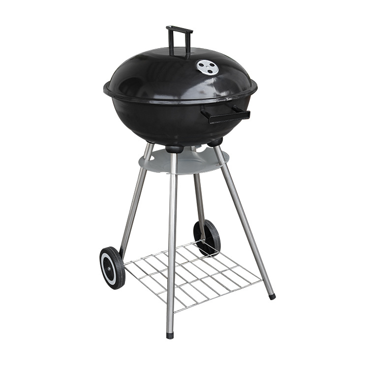 Horno de barbacoa de carbón de 22,5 pulgadas al aire libre portátil de cuatro patas horno de barbacoa de manzana de tres patas Parrilla de barbacoa horno de carbono