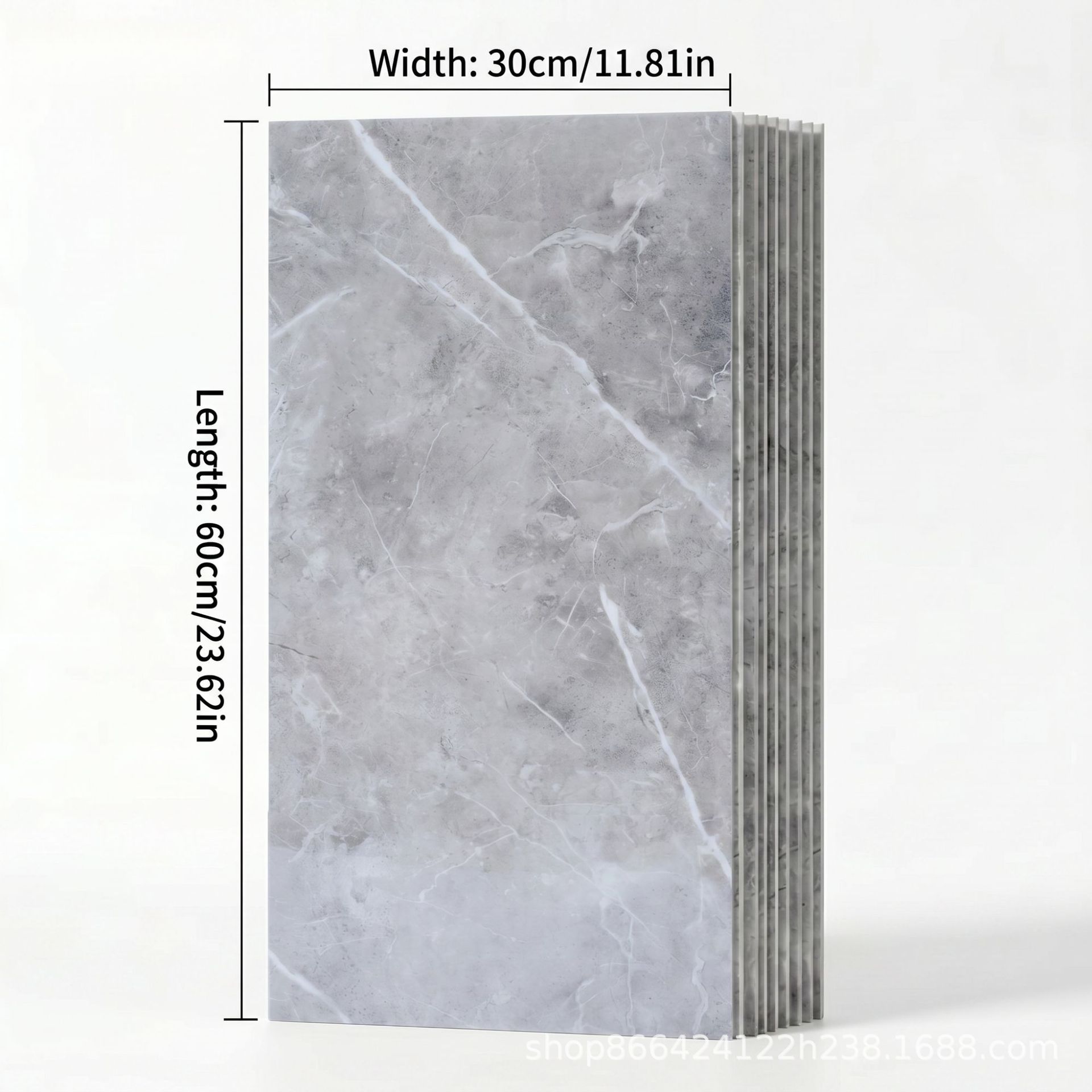 azulejos imitados pegatinas de mármol renovación de la pared decoración del hogar pared de fondo impermeable a prueba de humedad placa de aluminio y plástico
