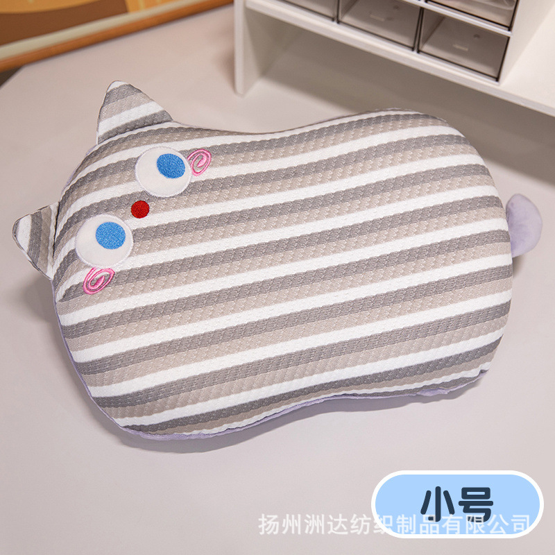 Verano almohada de memoria de seda de hielo almohada de estómago de dopamina gatos almohada de memoria de niños almohada de algodón núcleo de estudiantes siesta almohada de cocina