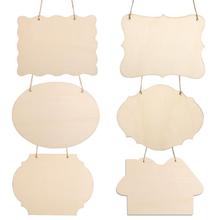 创意DIY木质挂件宠物牌手写空白门牌装饰激光切割雕刻工艺品简约