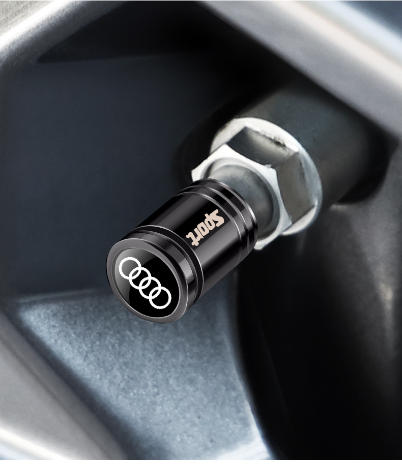 Suitable for Audi A6L A4L A3A5Q3Q5L A7A8 tire valve cap metal anti-theft valve core cover