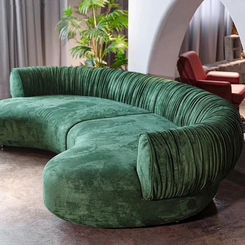 Office Hotel Negotiation Sales Department Sofa Studio Designer Nordic Light Luxury Italian Style Stainless Steel Pleated Sofa Office Hotel Negotiation Sales Department Sofa Studio Designer Nordic Light Luxury Italian Style Stainless Steel Pleated Sofa