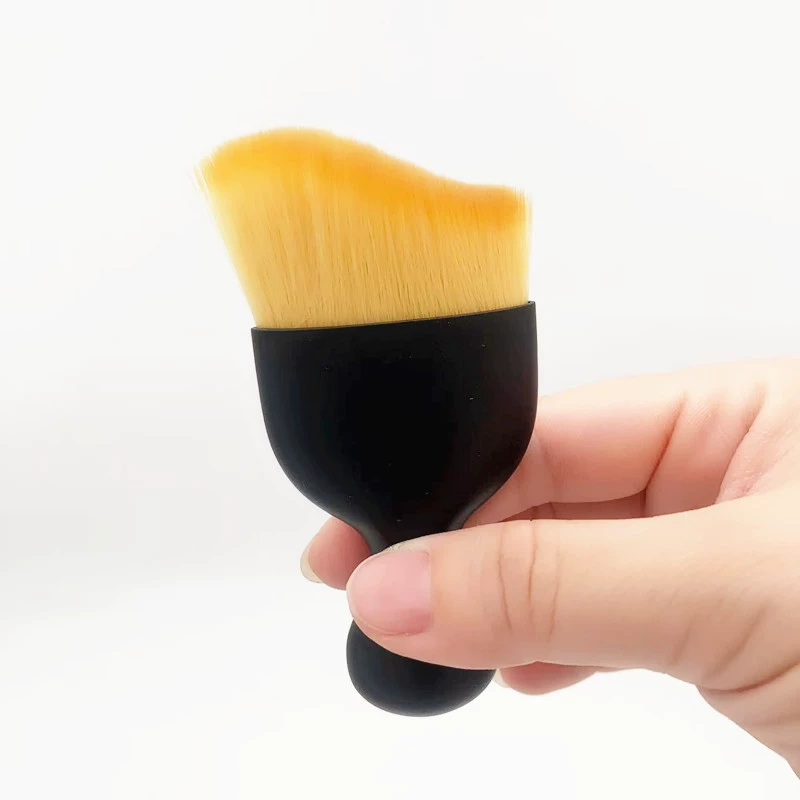 Щетка для чистки щелей в автомобиле, короткошерстная кисть для макияжа, щетка для чистки вентиляционных отверстий кондиционера автомобиля