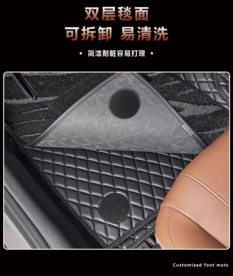 360 Aviation-Grade Soft Car Floor Mats, 360-Degree Full-Coverage Floor Mats, Suitable for Any Car Model, Available for Dropshipping