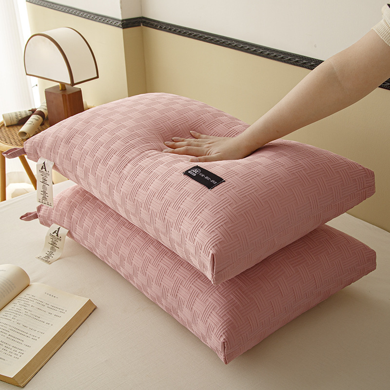 批发枕头五星酒店枕芯家用宿舍学生pillow成人专用加厚护颈高枕头|undefined