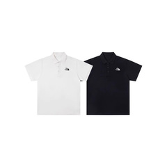 北家25ss新型男性Poloファッションシンプルカジュアルファッション百合襟半袖上着Poloシャツ