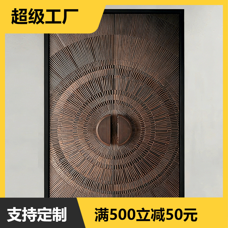 Cast Aluminum Villa Entrance Door, Rural Self-Built House Entrance Door, Anti-Theft Door, Custom-Made Double Door, Armored Door Cast Aluminum Villa Entrance Door, Rural Self-Built House Entrance Door, Anti-Theft Door, Custom-Made Double Door, Armored Door