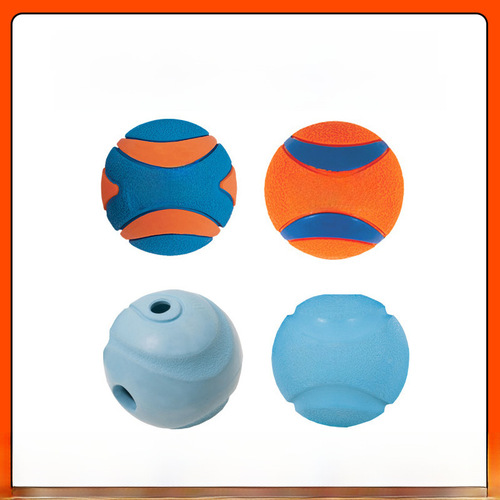 Petmate Rubber Ball Chuckit Pet Dog Toy Durable Chewable Grinding Interactive Sound Walking Border Collie