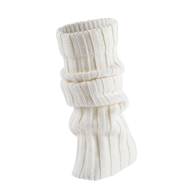 Woolen socks women's warm leg cover spring and winter warm leg warmers calf socks pile socks and knee socks_voghion.com