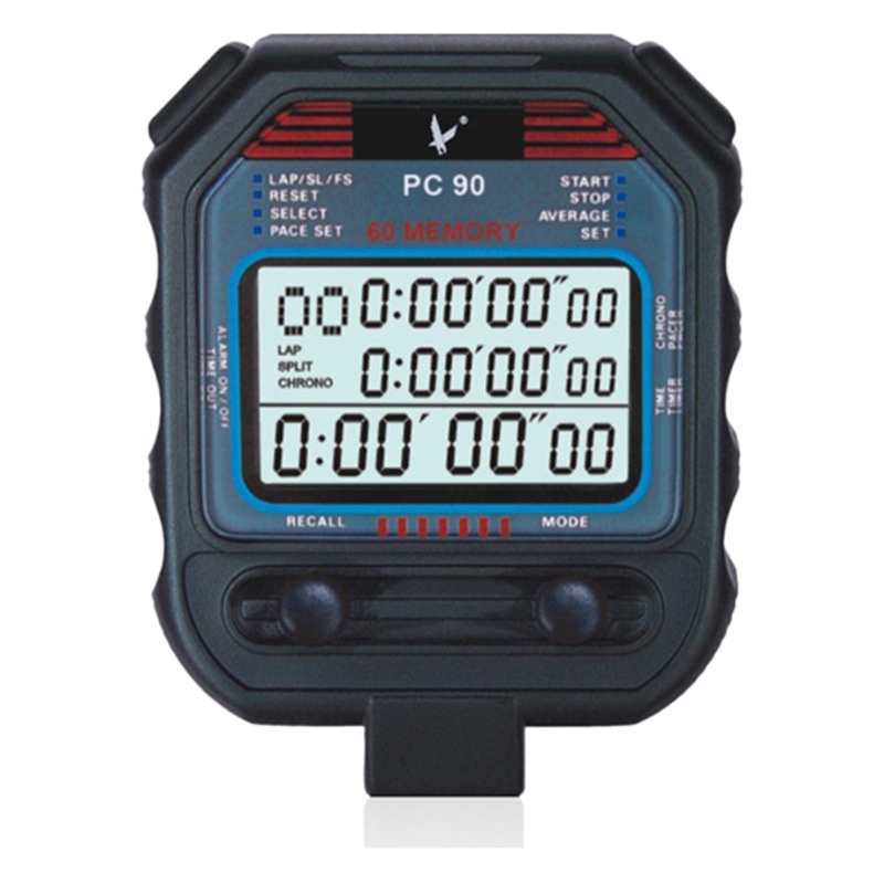 Tianfu electronic stopwatch timer PC80 70 90 competition 30 referees running track and field professional multi-track