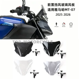 Yamaha Mt-07 motosiklet ön şüşə deflektoru braket aksesuarları 2025