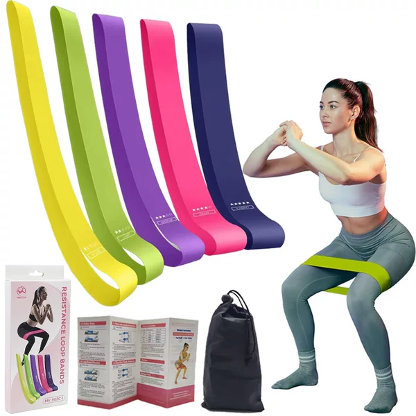Elastic Ring Yoga Resistance Band Fitness Exercise Rehabilitation Exercise Stretching Muscle Opening Shoulder Beauty Back Resistance Ring Yoga Ring
