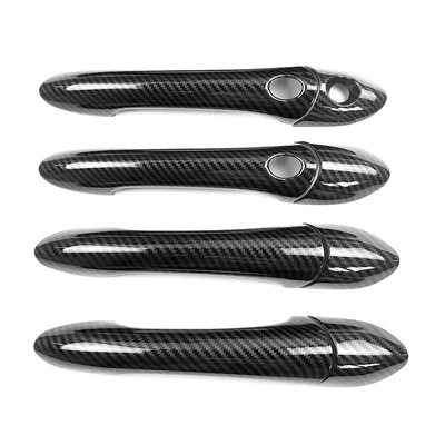 Other Automotive Exterior Supplies | car door handle scratch-resistant - single-hole-double-wisdom-carbon-fiber