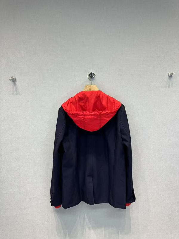 Nanyou 婦人服 25 初秋の新しい偽ツーピーススーツパッチ刺繍コントラストカラーステッチフード付きジャケット男性と女性用|undefined