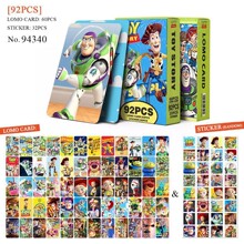 跨境专供现货综合92张卡通动漫照片卡玩具总动员周边LOMO珍藏小卡