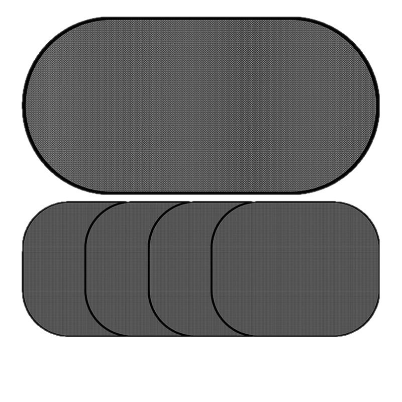 Car sunshade sunshade car interior mesh curtain suction cup type sun…