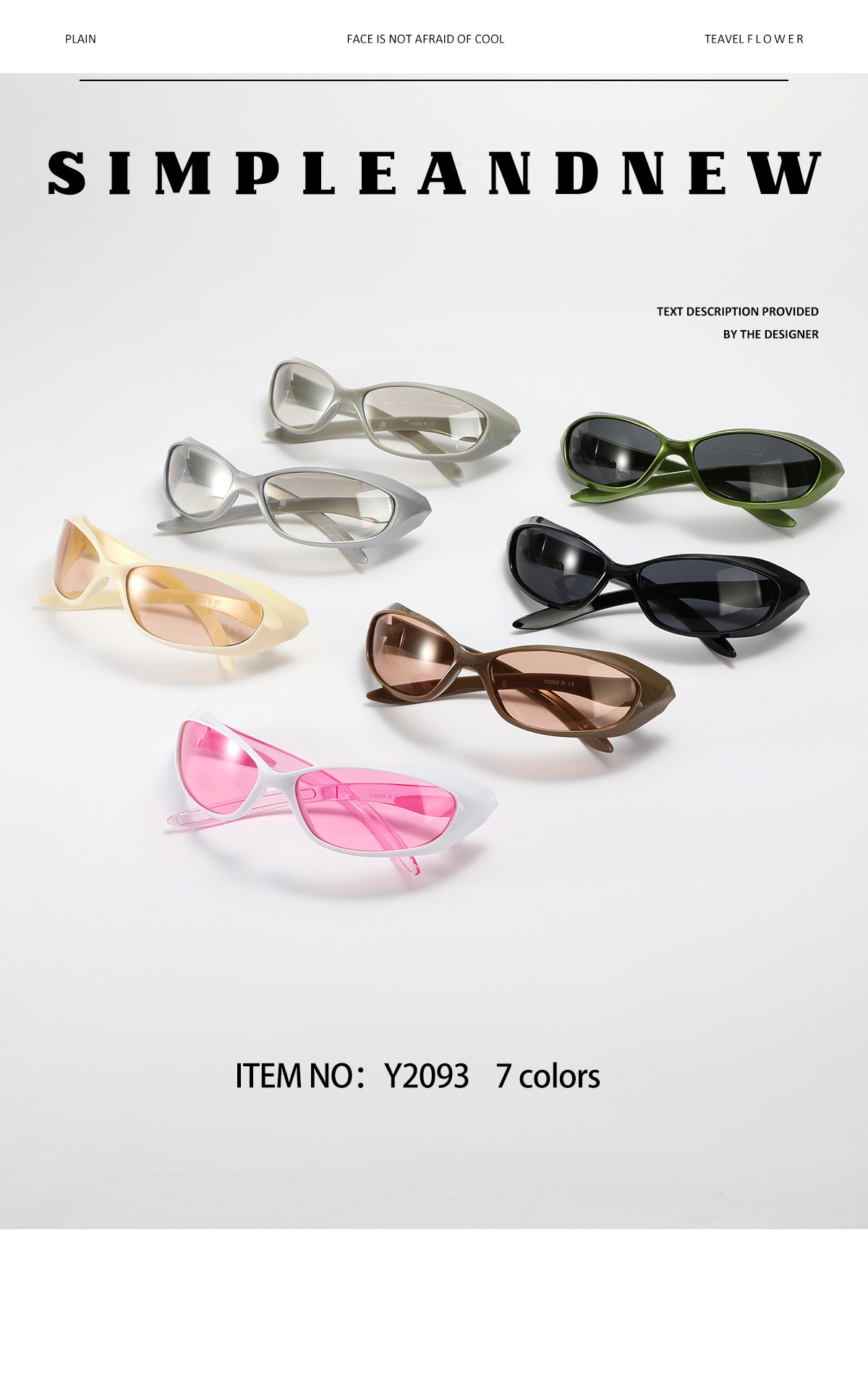 New Sunglasses Xingge Square Glasses Y2K Future Style Sunglasses Women's European And American Large Frame Face Covering Sunglasses Men's Sunglasses_voghion.com
