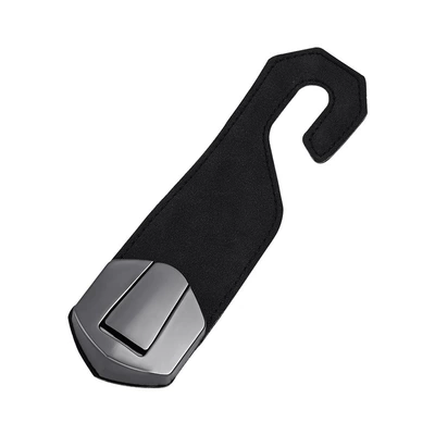 Car seat back hidden hook suede car hook seat back car interior hidden magnetic storage hook (Car hanging) - hidden-hook-black