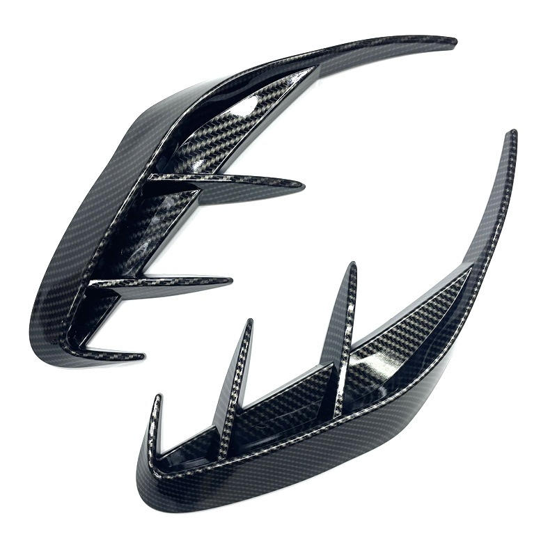 Car fender modification rear blade rear bumper side wind knife simulation air outlet general car exterior hood