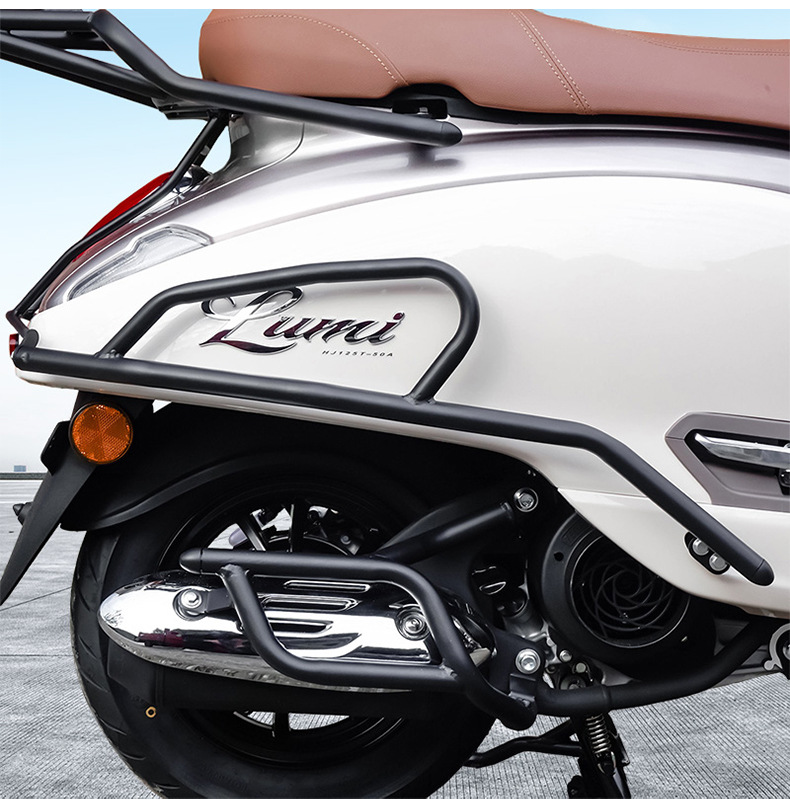 Suitable for Haojue Lumi125 Bumper, Full Surround Front and Rear Guard Bars, Scooter Anti-Fall Bars, Protective Bar Modification Parts