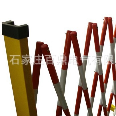 玻璃钢伸缩安全围栏 1.25*2.5米  电力玻璃钢安全围栏百鼎围栏