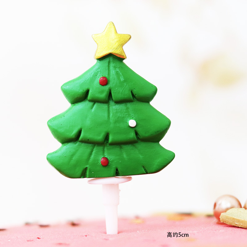 Regalos de Navidad decoraciones de Navidad Figuras de Papá Noel muñecas de nieve alce hechas a mano decoraciones de escritorio de automóviles para chicas