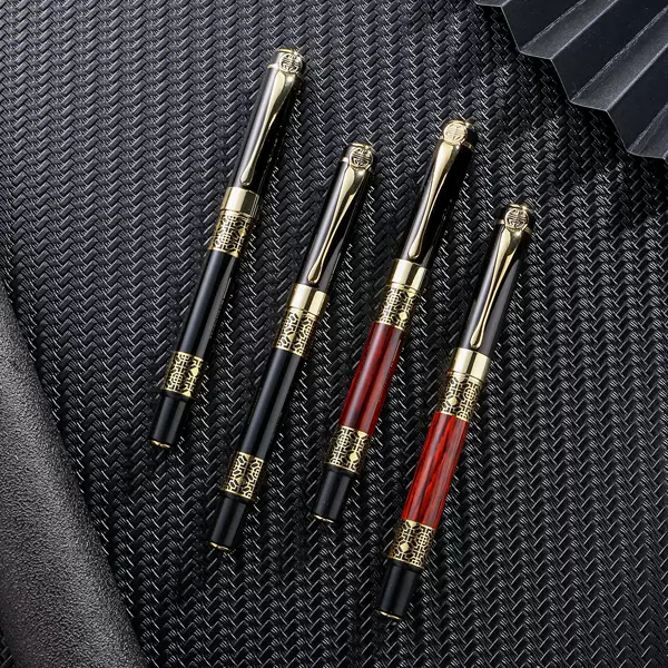 Imitation Wood Grain Jewelry Pen Men's Business Office Gel Pen Ballpoint Pen Signature Signature Pen Gift Logo Engraving