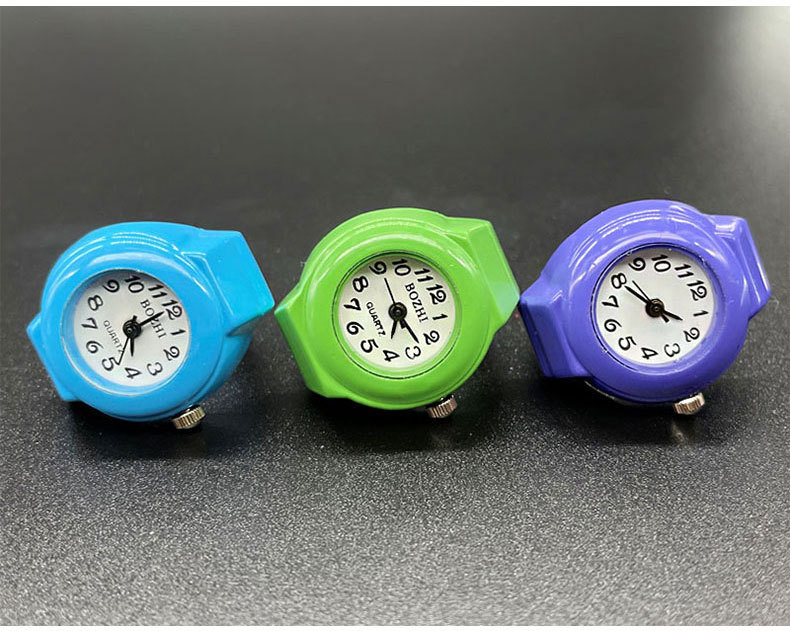 23g Weight Quartz Glass Mirror Material Stainless Steel Strap Material Watch Rings Classification Pointer+Number Display Type Other Printing (Printing) Buckle Style Round Dial Shape Casual, Street Occasion Quartz Movement Solid Color Pattern All Seasons Season Unisex Gender Classic Style Style Classic Style Solid Color Other Printing (Printing) Quartz Watch Rings
