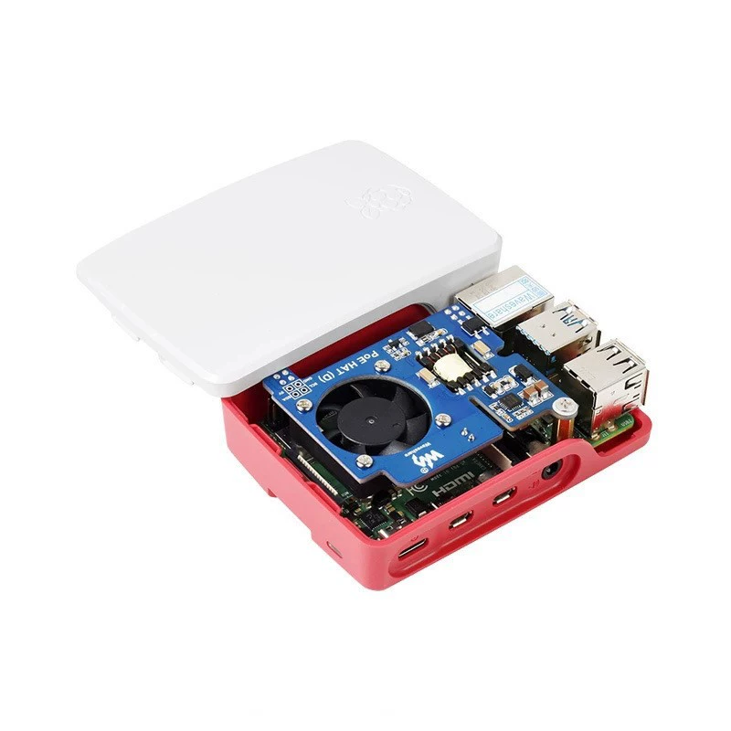 Питание для Raspberry Pi 4B POE Ethernet, расширенная плата совместима с Raspberry Pi 4B/3B, поддержка протокола 802.3AF
