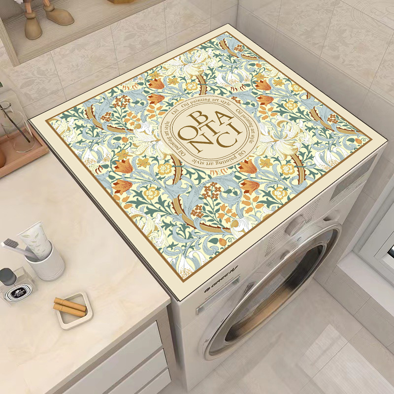 Nordic wind washing machine dust cover diatom mud wear-resistant absorbent pad refrigerator microwave oven heat insulation pad a generation of hair