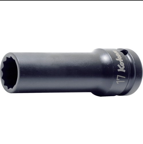 日本 KOKEN 山下工业 插入式六角半深插座 13300XG-14 套筒