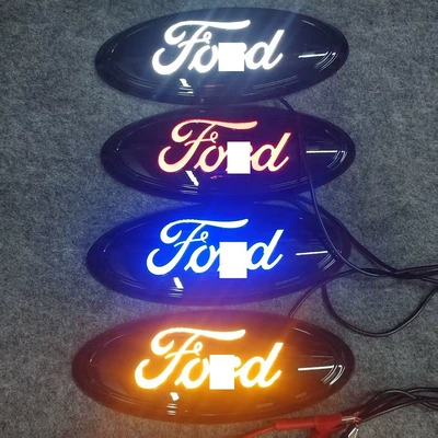 Suitable for F-Max 150 Special Poultry Flowing Light Grille Emblem Tail Emblem Adventure Grille Crystal Emblem 9inch Car Emblem Light