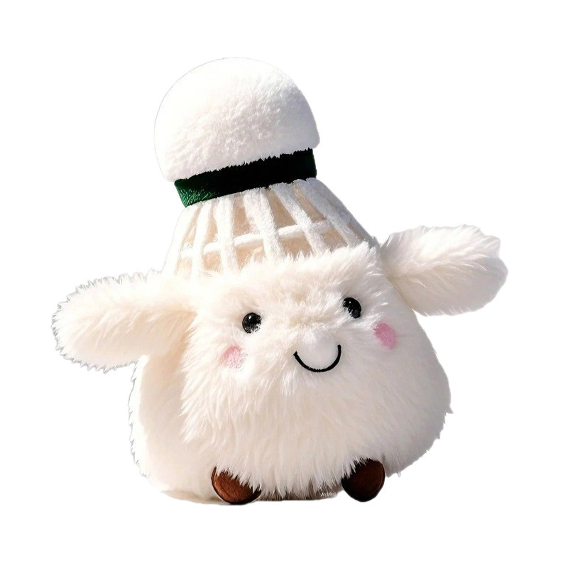 かわいいバドミントン人形のペンダント、かわいいぬいぐるみ、ぬいぐるみペンダント、人形ギフト、誕生日プレゼント|undefined