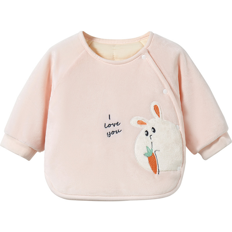 Abrigo de bebé recién nacido acolchado abrigo cálido ropa Otoño e Invierno algodón fino de una sola pieza otoño ropa de algodón acolchado bebé Chaqueta de algodón acolchado