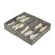 Amazon bed bottom shoes storage box transparent packing storage box foldable non-woven fabric compartment storage bag