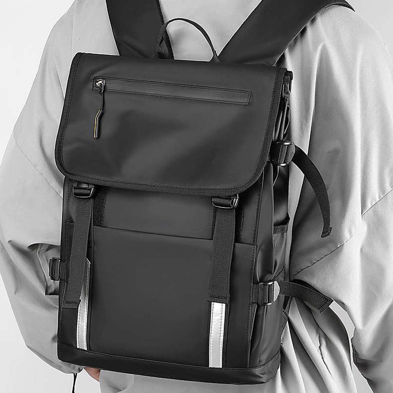 Cross-Border Best-Selling Men's Large-Capacity Laptop Backpack, Waterproof, Casual, Travel-Friendly, Stress-Relieving, Portable