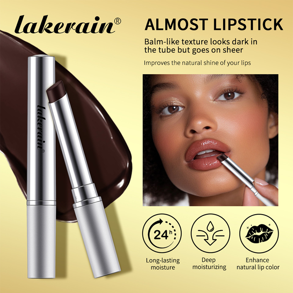 Lakerain caramel-colored lip balm details Picture