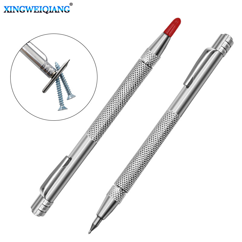 玻璃记号笔 强磁金刚石划线笔钨钢划针 瓷砖笔刀划针强磁力雕刻笔