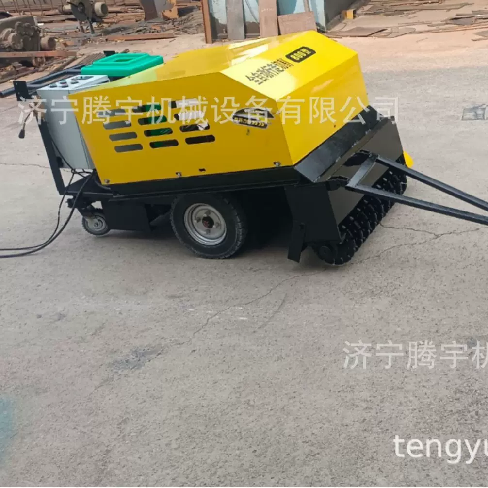 手推式电动奶牛场刻纹机梯形槽2公分报价养殖场牧场用开槽机柴油